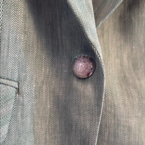 NWT size 0 Veronica Beard Green Herringbone Blazer. Dickey Jacket - Picture 5 of 7